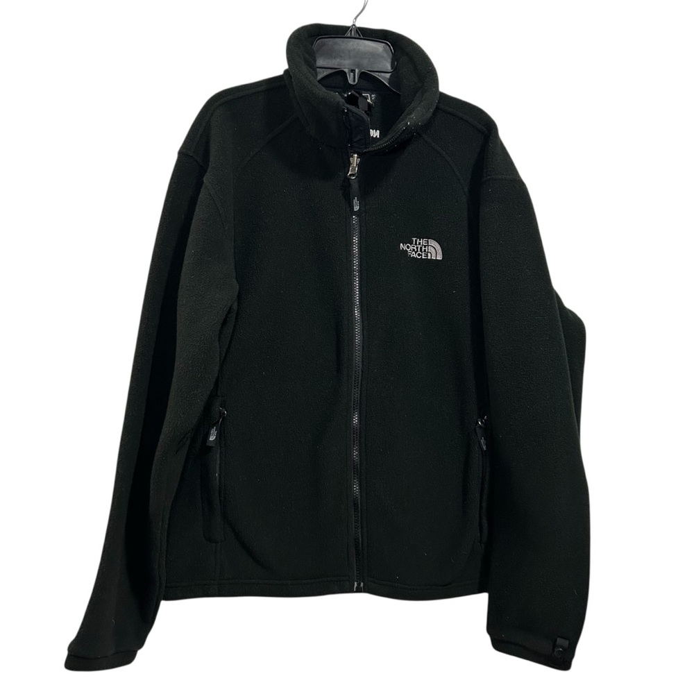 The North Face men’s Black Full Zip Fleece Jacket Size Small